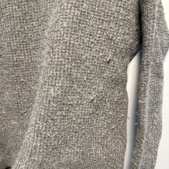 Madewell Grey Turtleneck Sweater M merino wool & alpaca - Picture 2 of 5